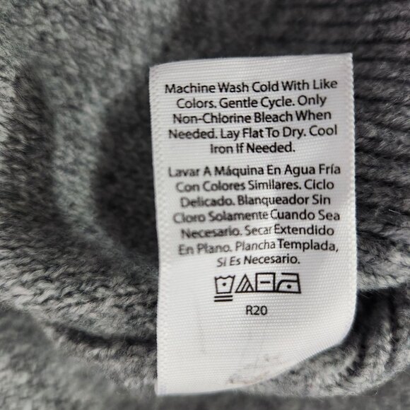 Time and Tru Sweater Women's Small 4-6 Cardigan Long Sleeve Open Front Knit Gray - Picture 8 of 8